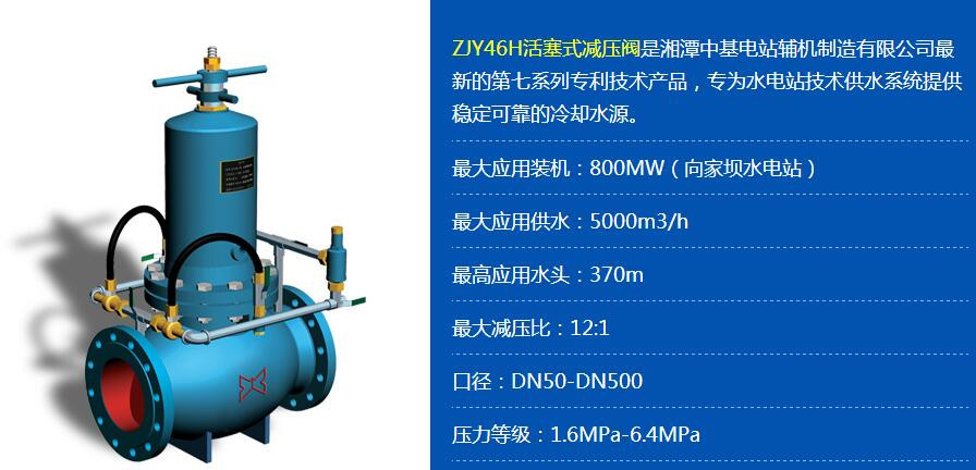 ZJY46H活塞式減壓閥